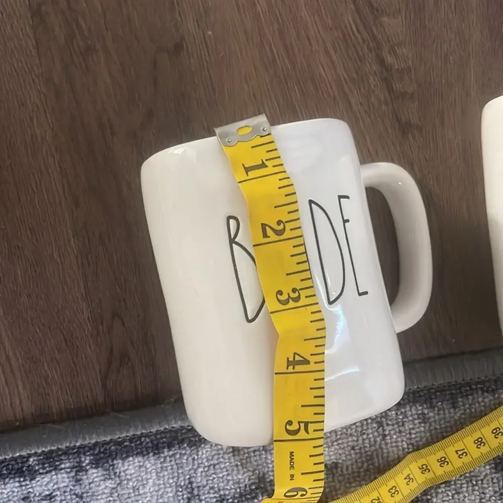 RAE DONN GROOM BRIDE wedding two pieces Mug